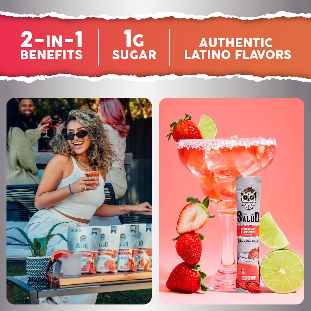 Taste Salud Agua Fresca mix served in glass showing refreshing flavor and hydration.