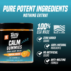 TASTY GAINS Magnesium Gummies kid-use scene shows kid-friendly sleep support
