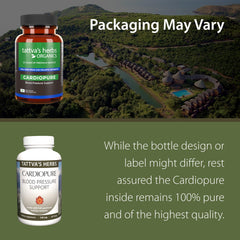 Cardiopure ingredients blend with ashwagandha, rauwolfia, arjuna for daily wellness.