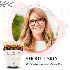 TAUT Liquid Collagen ingredients: hyaluronic acid and elastin for skin flexibility.