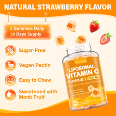 Tcemundry pectin-based gummies closeup highlighting gluten-free and non-GMO formula