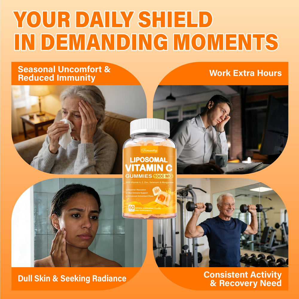 Tcemundry 1000mg vitamin C with A, E and minerals on bottle label for adults
