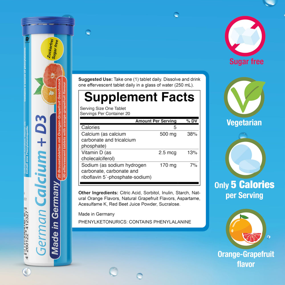 T&D grapefruit flavor tablets offer a tangy, vegan-friendly hydration option