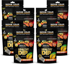TeaZa Energy Mango Habanero pack front shows convenient nicotine-free pouches for on-the-go energy.
