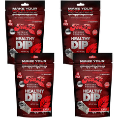 TeaZa Energy Pouches Cherry Chill pack shows convenient energy dip with bold cherry flavor