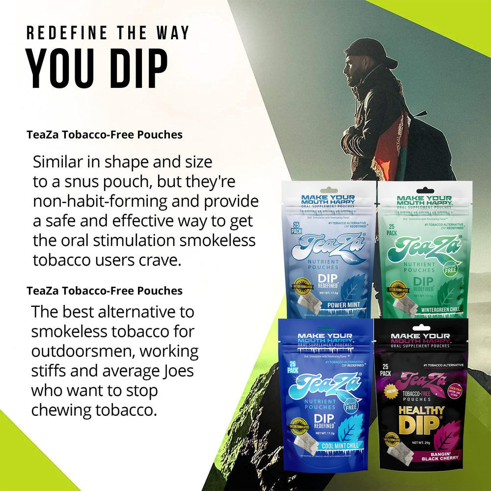 TeaZa Mango Habanero pouch hints tropical heat for a flavorful pre-work boost