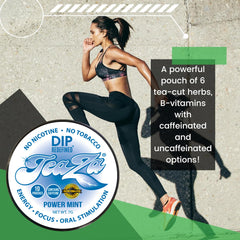 TeaZa Power Mint aroma and flavor for mood uplift.
