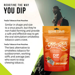 TeaZa outdoor usage pouch ideal for active days without tobacco.