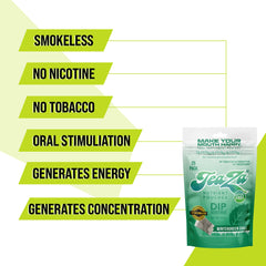 TeaZa Wintergreen Chill pack front displaying convenient 4-pack packaging