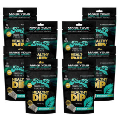 TeaZa Wintergreen Energy Pouch Pack for on-the-go energy and minty flavor.