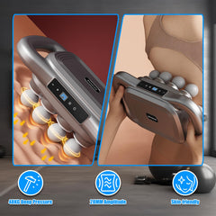 Technohom massage gun with 9 speeds for customizable pressure