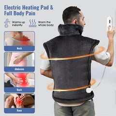 Tefici heat pad control dial enables simple, customizable comfort.