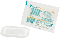 Tegaderm+Pad non-adherent dressing protects wounds with minimal sticking during changes.