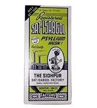 Telephone Sat-Isabgol box shows psyllium husk packaging for natural fiber and bowel support