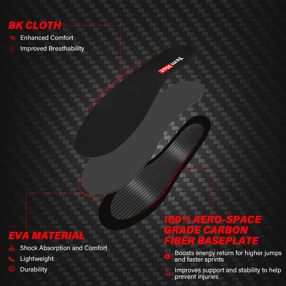 TemHot trim-to-fit insoles adapt precisely to your shoe size.