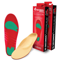 Ten Seconds 3030 insole with metatarsal pad for ball-of-foot comfort.