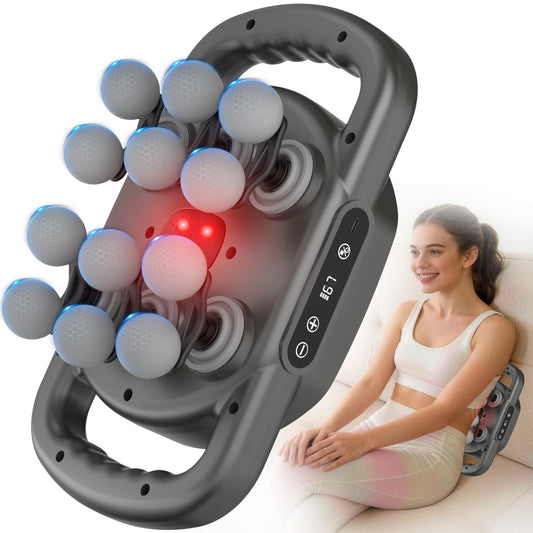 TenSine 12 Head Massage Gun for back relief and deep tissue work