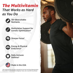 10X Health Optimize bottle shown with capsules for easy daily use.