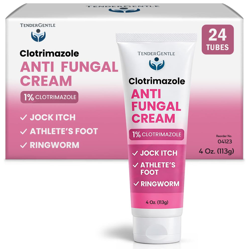 TenderGentle Clotrimazole cream tube front view for skin fungal care