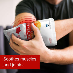 TenderGentle Instant Hot Compress on-the-go design for quick relief anywhere.