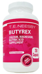 T.E.Neesby Butyrex Cal/Mag bottle front for daily supplementation.