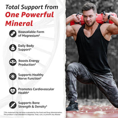 TenX Health magnesium citrate pour shows easy dosing for nightly support.
