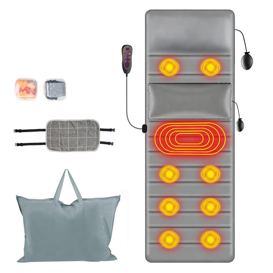 TeqHome full body massage mat targets the back for soothing tension relief.