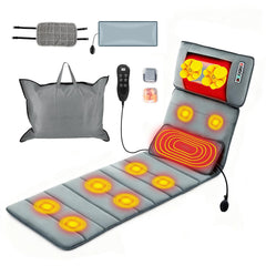 TeqHome Full Body Massage Mat front view for full-body relaxation.