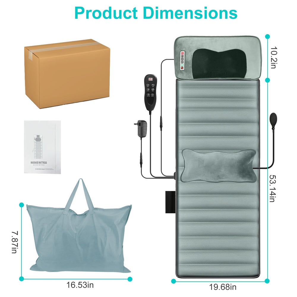 TeqHome gift-ready massage pad with warranty for peace of mind.