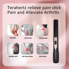 Terahertz wand portable design ready for travel and on-the-go wellness