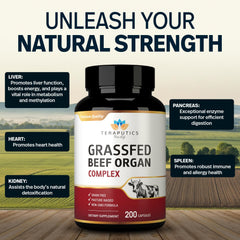 Teraputics five-organ beef supplement blend supports everyday vitality