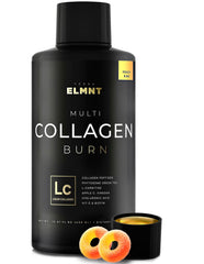 Terra Elmnt liquid collagen peach shot bottle for daily beauty support