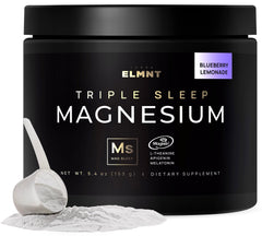 Terra Elmnt Triple Sleep bottle showcases the magnesium sleep blend for nightly rest