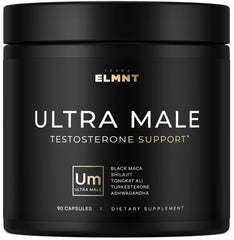TERRA ELMNT ULTRA MALE bottle front; premium testosterone support.