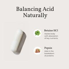 Terra Health Essentials Reflux Inhibitor serving suggestion shows two capsules with water.