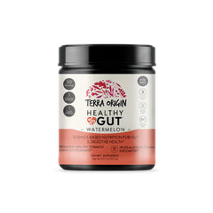 Terra Origin Healthy Gut Watermelon daily-use setup in a bright kitchen.