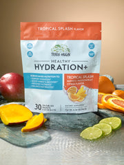 Made-in-USA Terra Origin packaging emphasizes quality and purity.