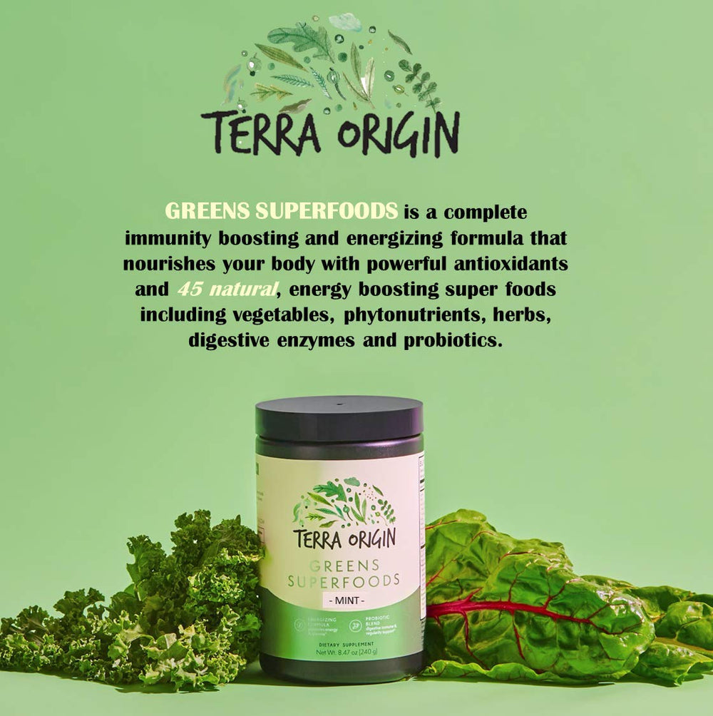 Terra Origin serving with mint glass looks refreshing and versatile.