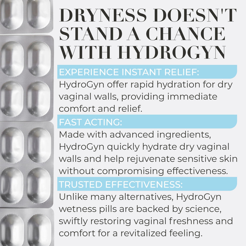 Terramed Hydro Gyn pills in blister pack for hormone-free care