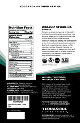 Terrasoul Spirulina Powder resealable bags enable easy portion control and freshness.