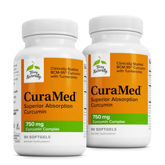 Terry Naturally CuraMed 750mg bottle front for brain and heart support