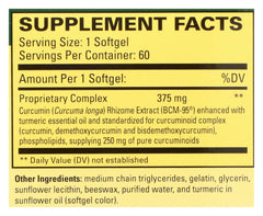 Terry Naturally CuraMed turmeric essential oil detail highlighting potency