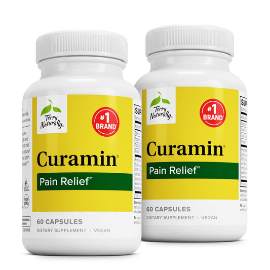 Terry Naturally Curamin capsules bottle with BCM-95 curcumin for joints
