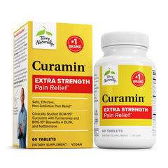 Terry Naturally Curamin Extra Strength bottle front showing product name and packaging