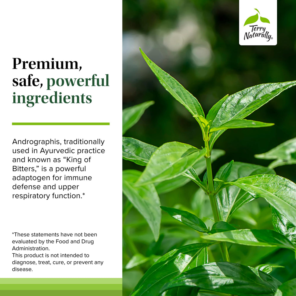 Terry Naturally daily-use routine with vegan capsules.