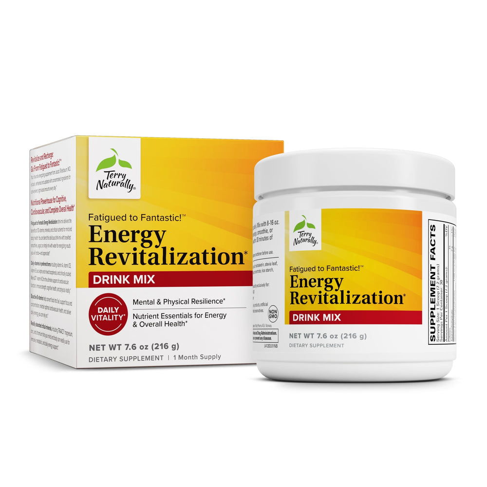 Terry Naturally Fatigued to Fantastic energy bottle for daily vitality and focus