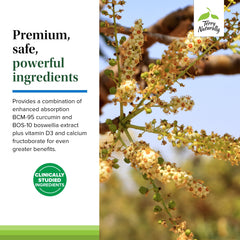 Terry Naturally label emphasizing non-GMO and third-party lab testing quality.