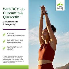 Close-up of the Terry Naturally Resveratrol Complex label highlights vegan and non-GMO ingredients.