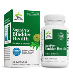 Terry Naturally SagePro Bladder bottle: daily vegan capsule support for urinary wellness.