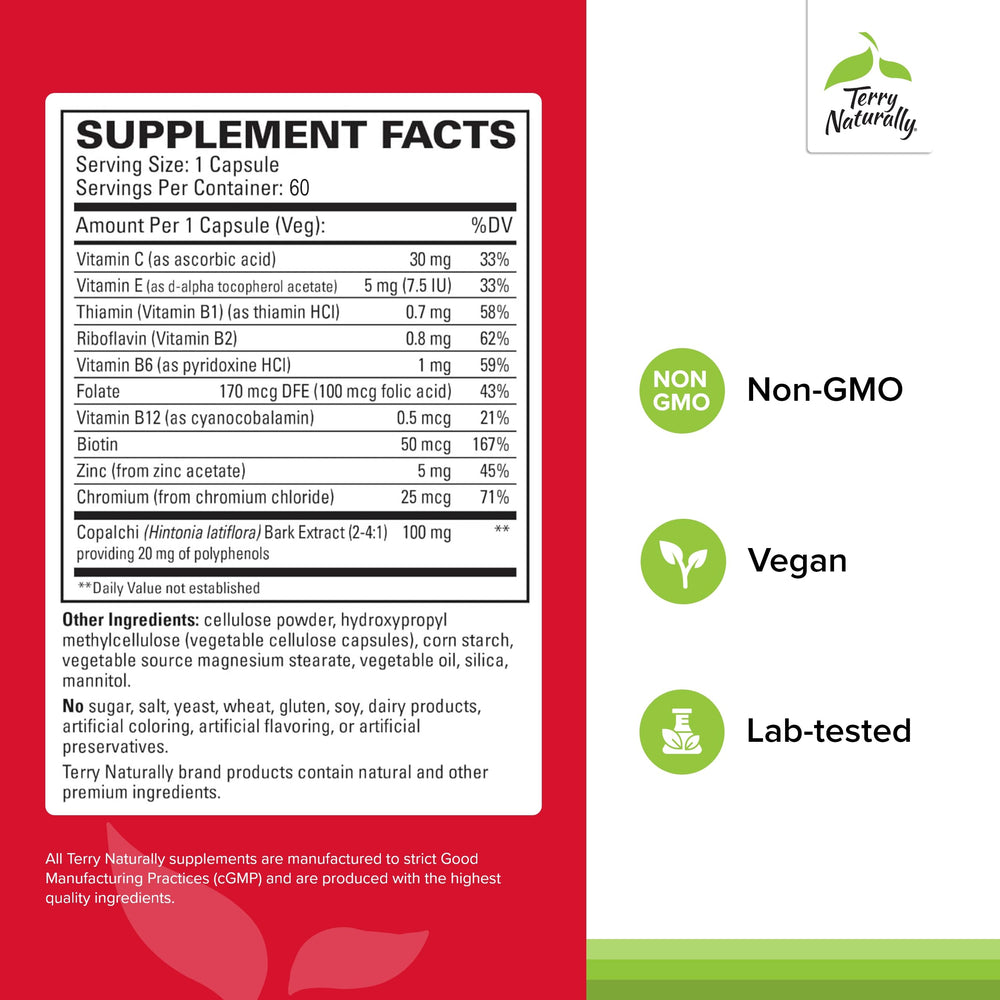 Terry Naturally Sucontral D capsules closeup highlighting energy metabolism support